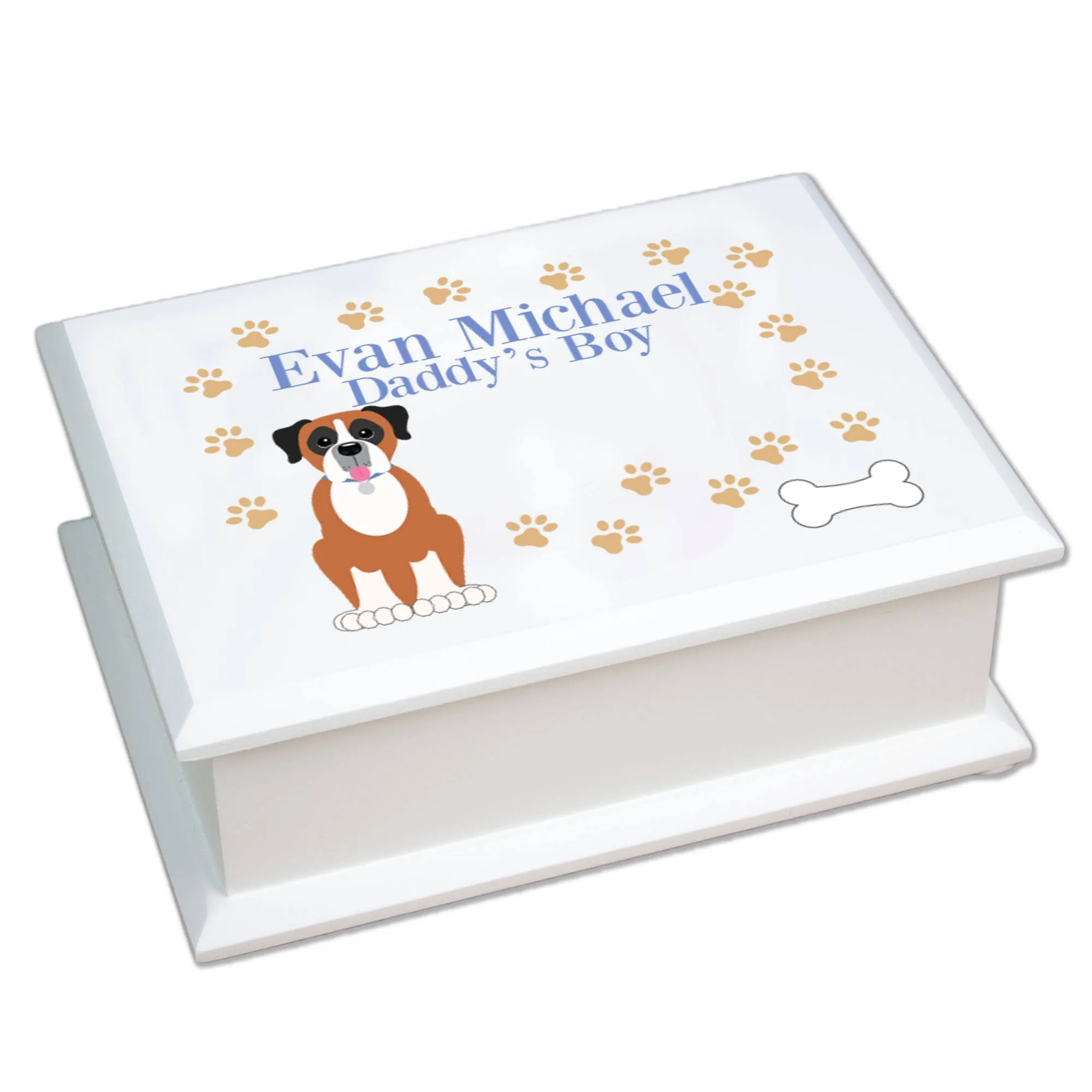Lift Top Jewelry Box - Dog Breed